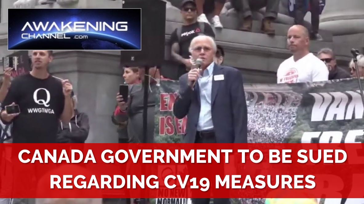 CANADA GOVERNMENT TO BE SUED regarding CV19 measures
