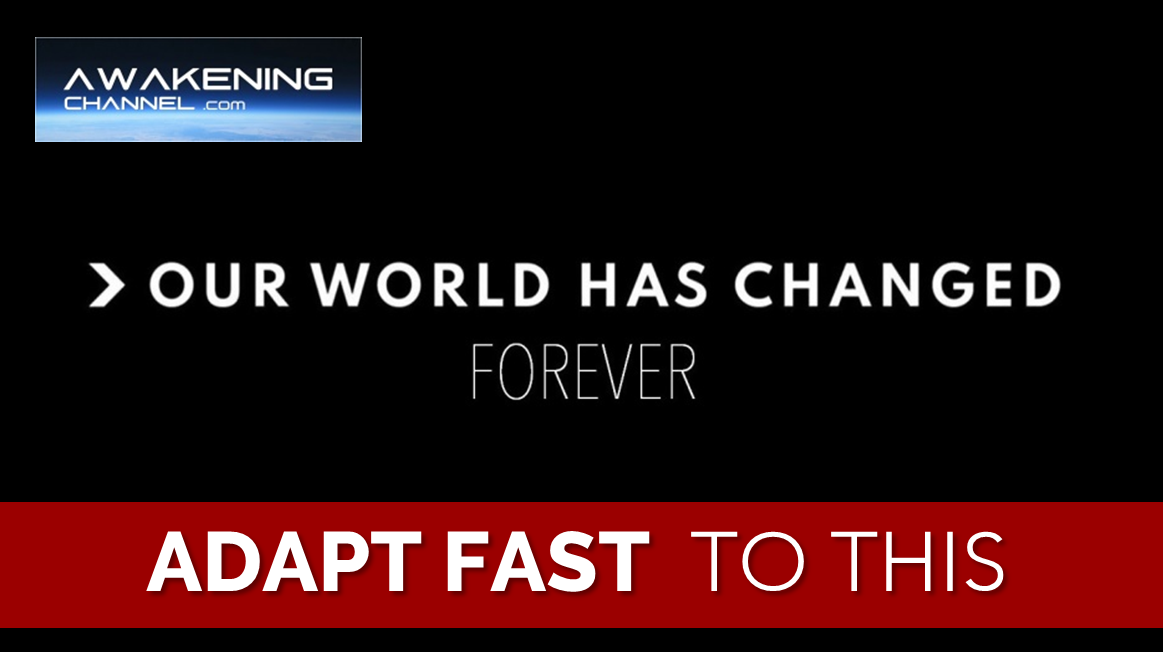 The World has Changed Forever. Adapt Fast to this